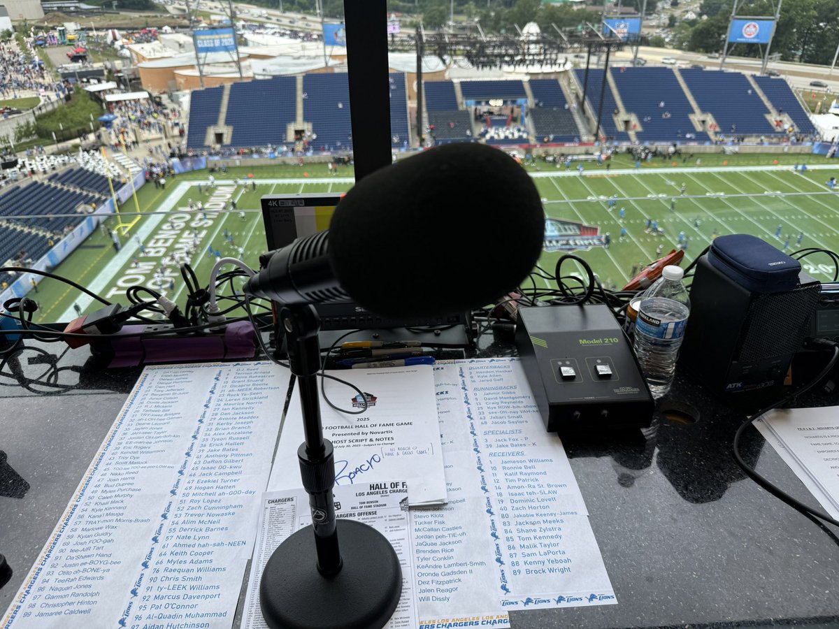 Welcome Back <a href="/NFL/">NFL</a> It’s been too long. The 2025 season starts here, where it all began <a href="/ProFootballHOF/">Pro Football Hall of Fame</a> in Canton, Ohio. The chase for the Lombardi and #SBLX officially begins tonight.  Honored to be here, thank you NFL.