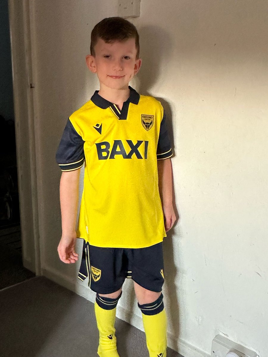 lukequarterman's tweet photo. @OUFCSLO Hi mate, sadly it didn’t let me DM you. This is my little brother Jake age 7. Season ticket holder for the last two seasons in Block 19. Proper yellow division member. Let me know if he can take part or not💛👍 https://t.co/Zyz2rI1k2D
