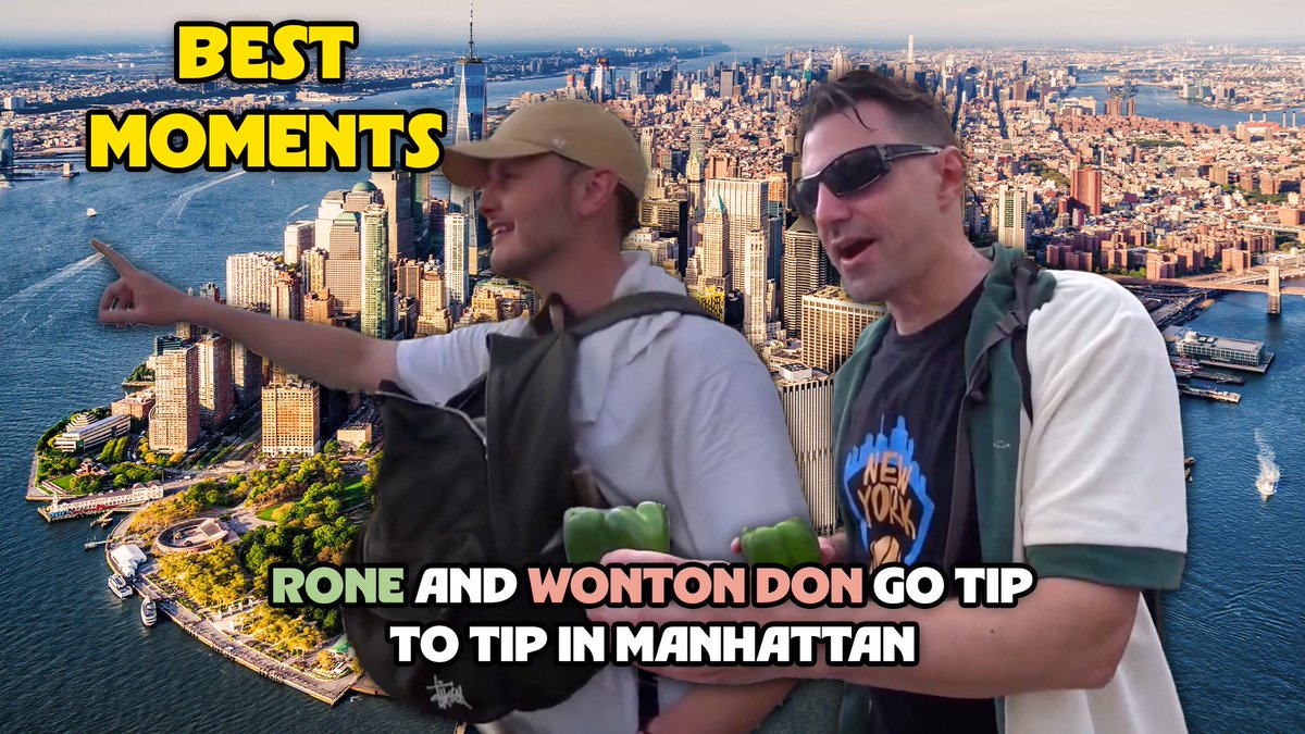 rone’s gamblin corner (@rone) on Twitter photo If you couldn’t watch the entire stream yesterday, here’s a microdose version, <a href="/DonnieDoesWorld/">The Wonton Don</a> and I walking tip to tip in Manhattan in 30 mins.
youtu.be/CpWsmyv0fUo If you couldn’t watch the entire stream yesterday, here’s a microdose version, <a href="/DonnieDoesWorld/">The Wonton Don</a> and I walking tip to tip in Manhattan in 30 mins.
youtu.be/CpWsmyv0fUo