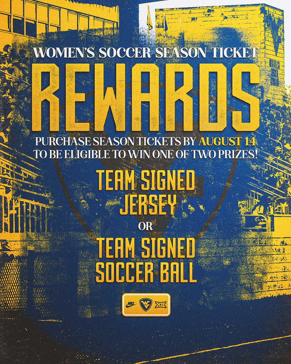 Buy season tickets 👉 be entered to win! 🗳️

With just two weeks remaining until the first game, there’s no better time to secure your seats for the season! 

🎟️ bit.ly/25seasontixons…

#HailWV
