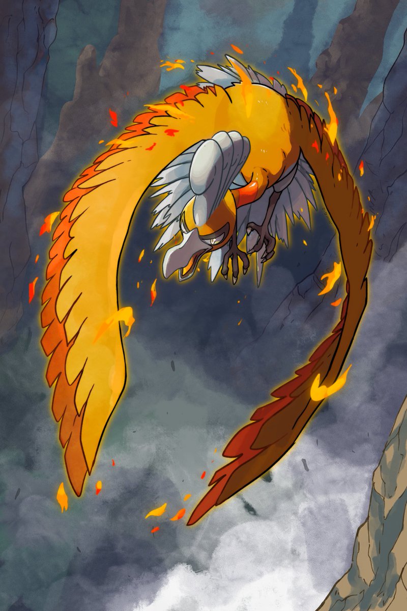 mark33189's tweet photo. Motivated to make one because of the Ho-oh card situation. 😅 https://t.co/MWuvThGm15