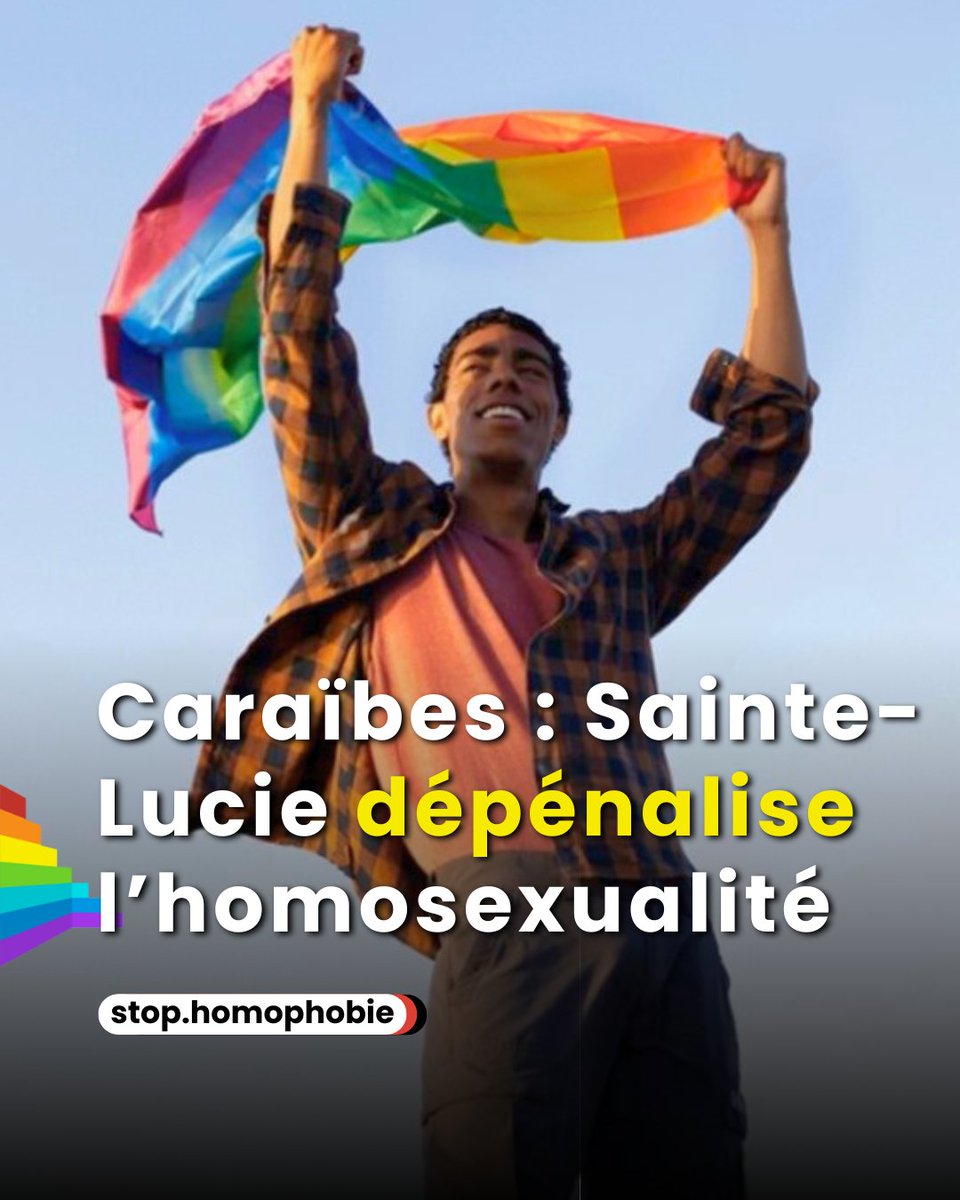 stop_homophobie's tweet photo. 🏛️ Victoire historique pour les droits LGBTQ+ dans les Caraïbes : Le 29 juillet 2025, la Haute Cour de Sainte-Lucie a dépénalisé les relations homosexuelles entre adultes consentants.

Une décision attendue depuis des années, qui abroge enfin les articles 132 et 133 du Code pénal, vestiges d’un héritage colonial homophobe.

🔹 Le juge a jugé ces lois anticonstitutionnelles, contraires aux droits à la vie privée, à la liberté et à l’égalité. Elles pouvaient jusque-là conduire à 10 ans de prison.

Sainte-Lucie rejoint Antigua-et-Barbuda, Saint-Kitts-et-Nevis, la Barbade et la Dominique dans le mouvement de dépénalisation. 

✊🏽 Mais 5 pays caribéens maintiennent encore des lois similaires. Le combat continue.

🔗 https://t.co/UWQDhCoew2

#LGBTQ #SainteLucie #Caraïbes #Décolonisation #DroitsHumains #Justice #Dépénalisation #LGBT #ECADE #UnitedAndStrong #KenitaPlacide #DroitsLGBTQ #Victoire #HéritageColonial #Criminalisation #StopHomophobie