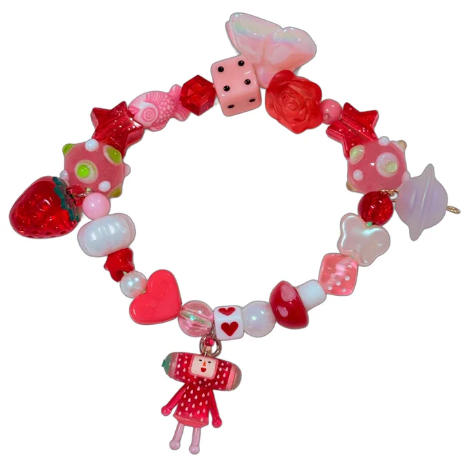 I'm so excited for a new katamari ;__; here's some Kandi I made!!