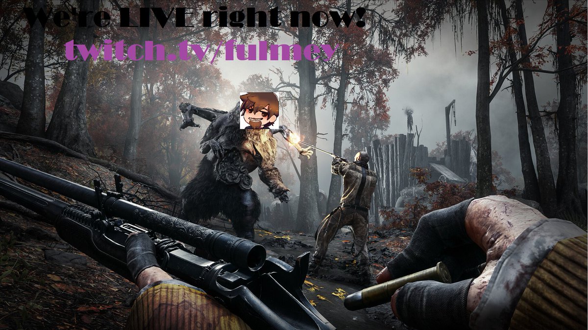 FulmeyTTV's tweet photo. Hey! I am back. We're hitting up some Hunt
#HuntShowdown1896
#followtheroots
#twitchguy https://t.co/BGstS5FUuV