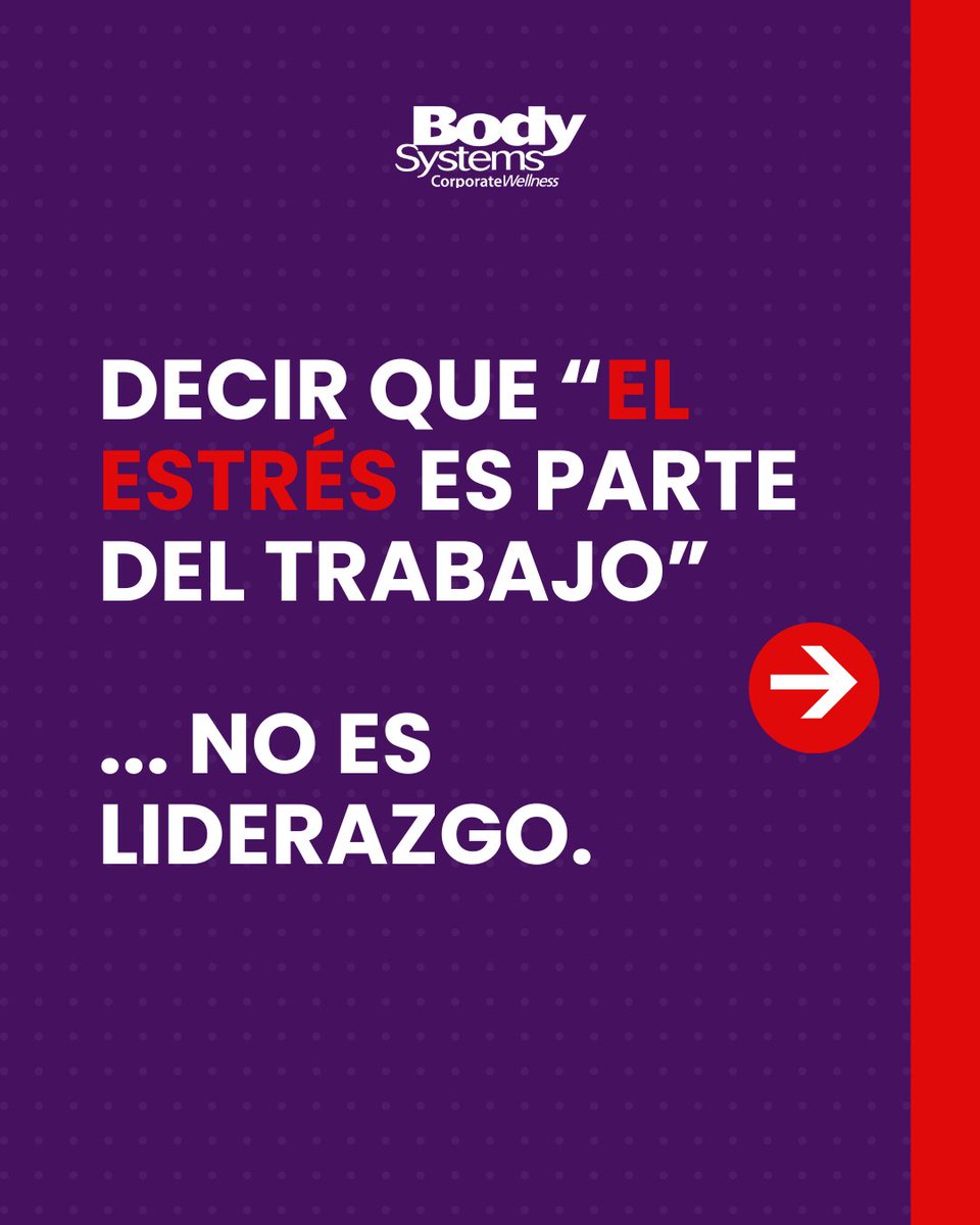 BodySystemsMX's tweet photo. 🚨 Decir que “el estrés es parte del trabajo”… no es liderazgo. El bienestar corporativo ya no es opcional: es NOM‑035, retención de talento y cultura de alto rendimiento.  

Agenda una cita hoy. https://t.co/UtBQhGflUd

#estreslaboral | #productividad https://t.co/h0HwwvgVGR