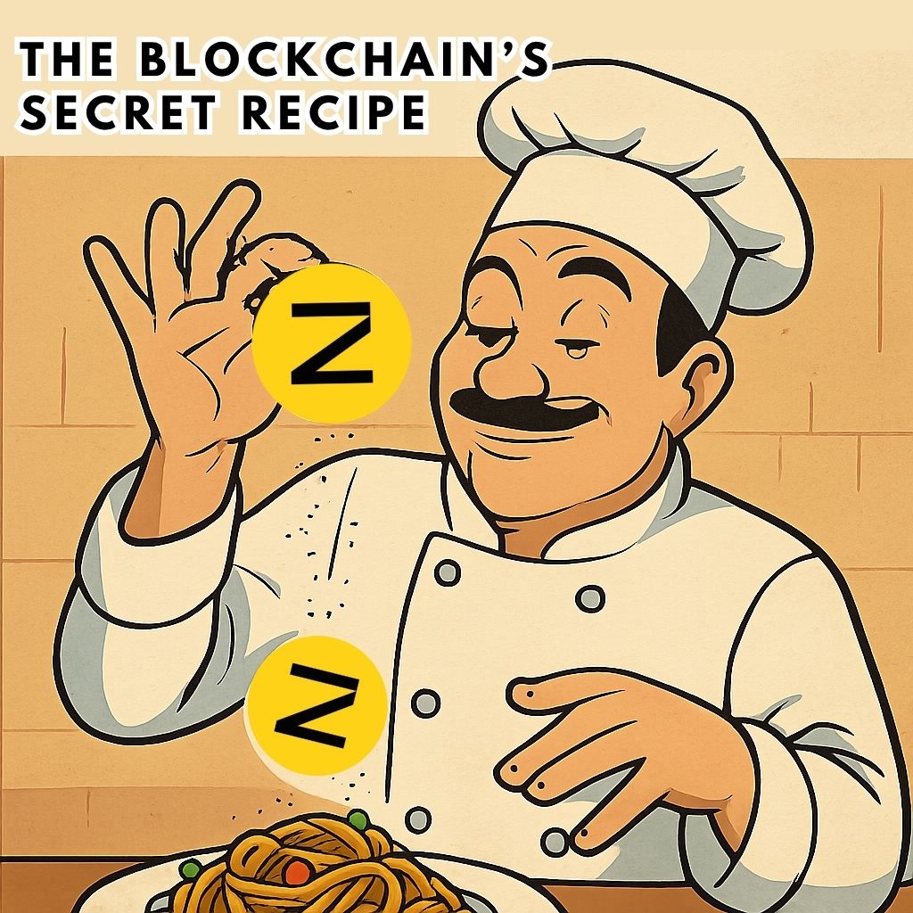 Oxwill_'s tweet image. 👨‍🍳 The secret recipe for a truly private blockchain: @zama_fhe ! 🍝 #ZamaFHE #SecretRecipe #PrivateBlockchain  #ZamaCreatorProgram