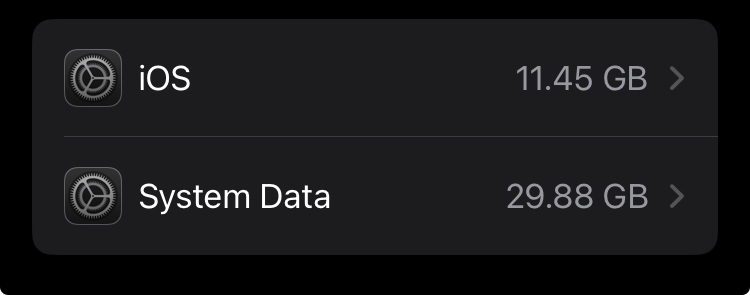 Michael Hall (@kmichaelhall) on Twitter photo It doesn't seem to matter how much space I clear up on my iPhone... System Data just grows to fill the space. 
It's growing 700+ MB every day until my iPhone storage is completely full.
WHAT IS GOING ON AND HOW DO I FIX THIS <a href="/Apple/">Apple</a> It doesn't seem to matter how much space I clear up on my iPhone... System Data just grows to fill the space. 
It's growing 700+ MB every day until my iPhone storage is completely full.
WHAT IS GOING ON AND HOW DO I FIX THIS <a href="/Apple/">Apple</a>