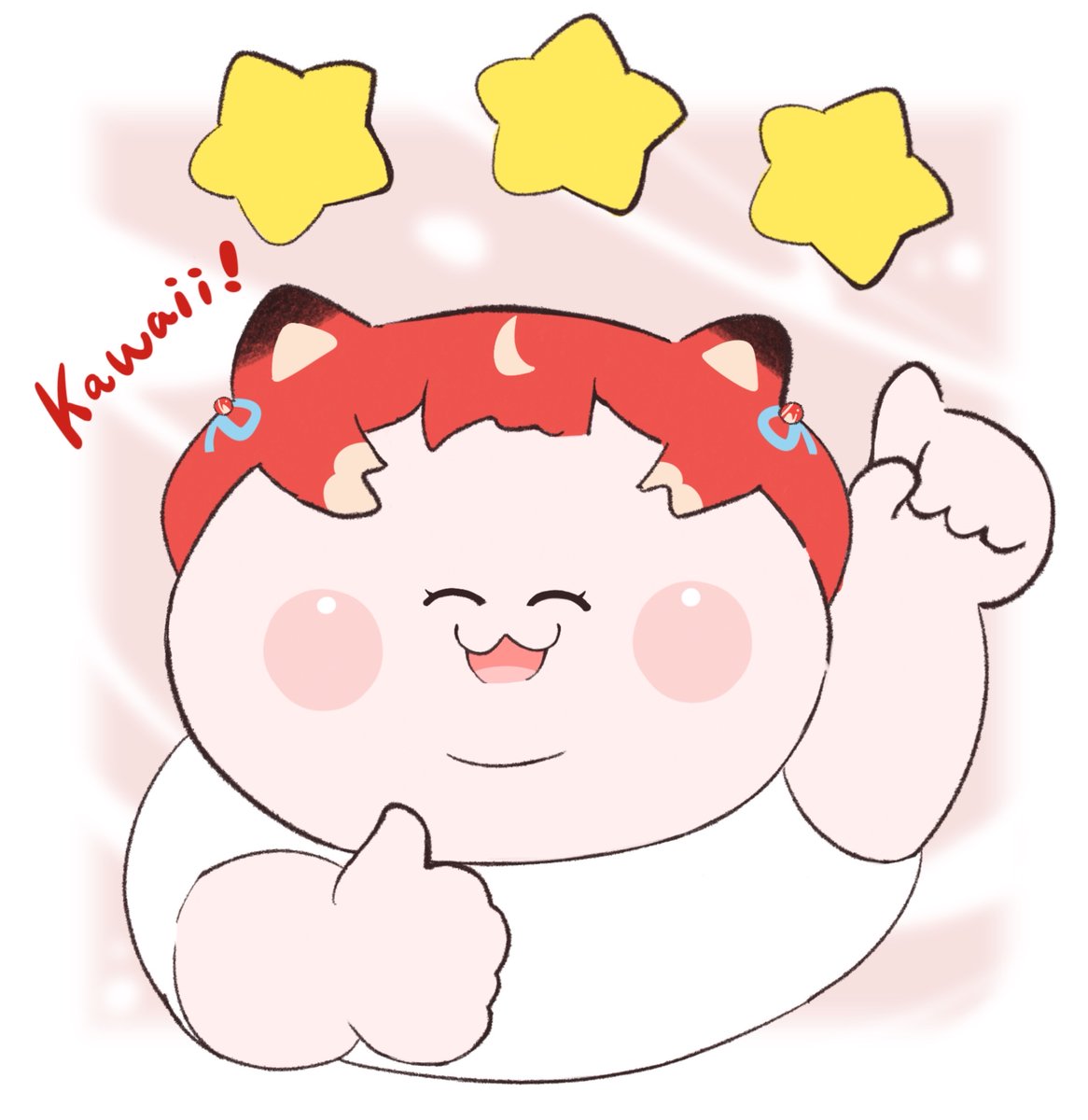 morido191's tweet photo. #karunyart 

LINEスタンプ良すぎて描いちゃった👍
デブかるび最高！ https://t.co/f1PT6UWTDy