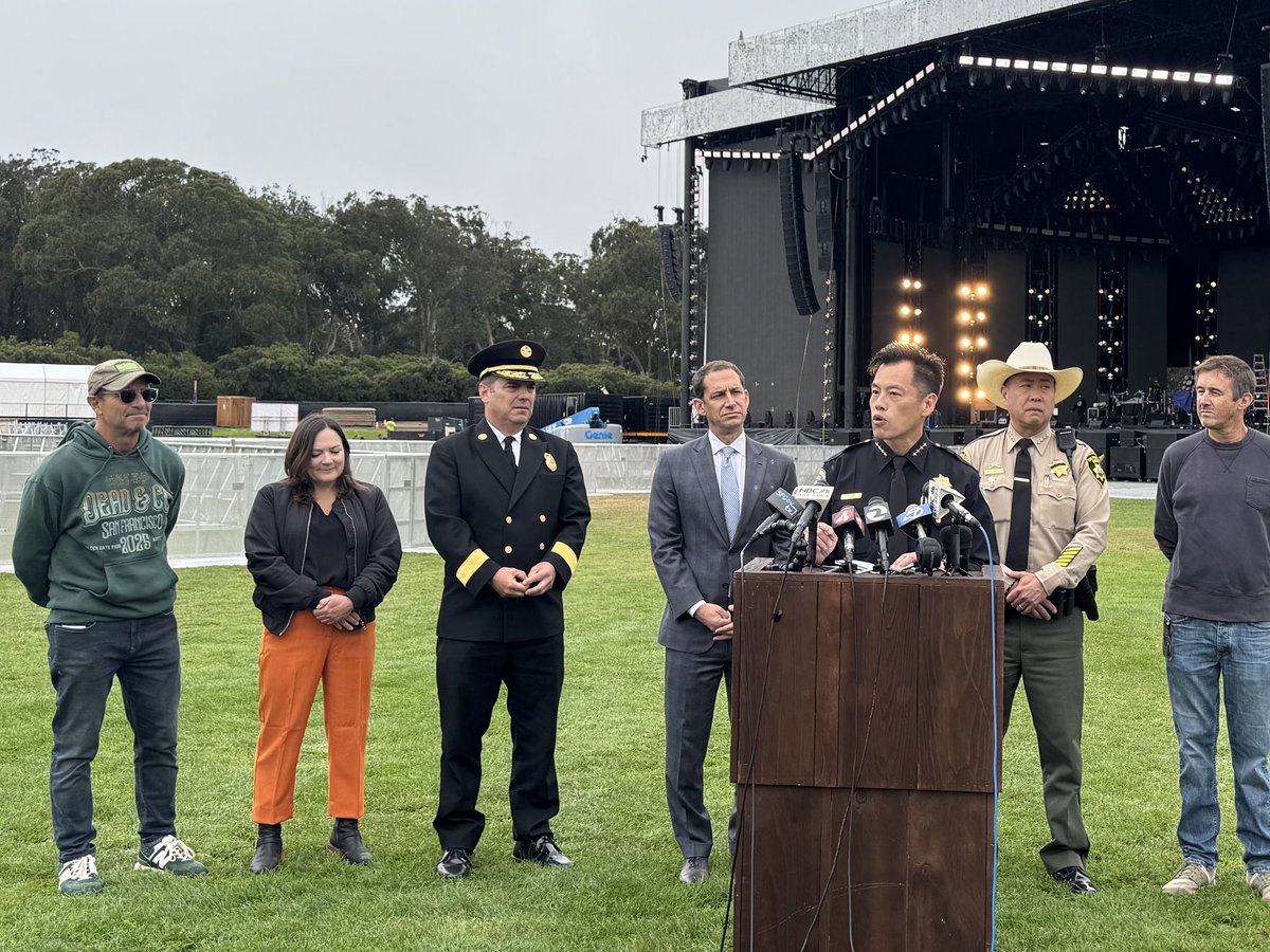The next three weekends, San Francisco will be the music capital of the world. We’ve got Dead &amp; Company this weekend, Outside Lands next, and then Zach Bryan and Kings of Leon.

Our city departments and event organizers are coordinated to make sure our residents and visitors have