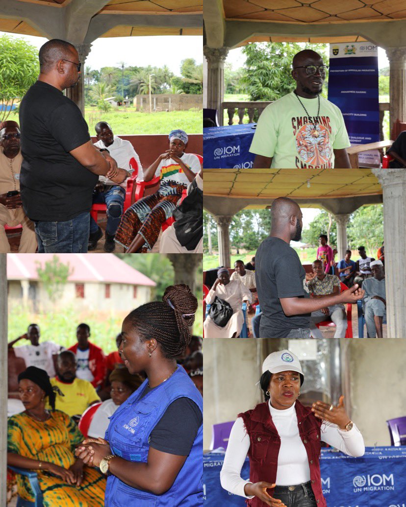 ATIPSGovsl34100's tweet photo. At Tawuya, Gbinle Chiefdom,
community outreach continued with group talks &amp; survivor story screenings on trafficking. Locals engaged deeply &amp; called for youth-focused solutions.

Thanks to 🇸🇪 and #iomdevelopmentfund
@julius_maadabio @Justitiedep 
https://t.co/LBVNnr9EOn https://t.co/TL7RjP7efl