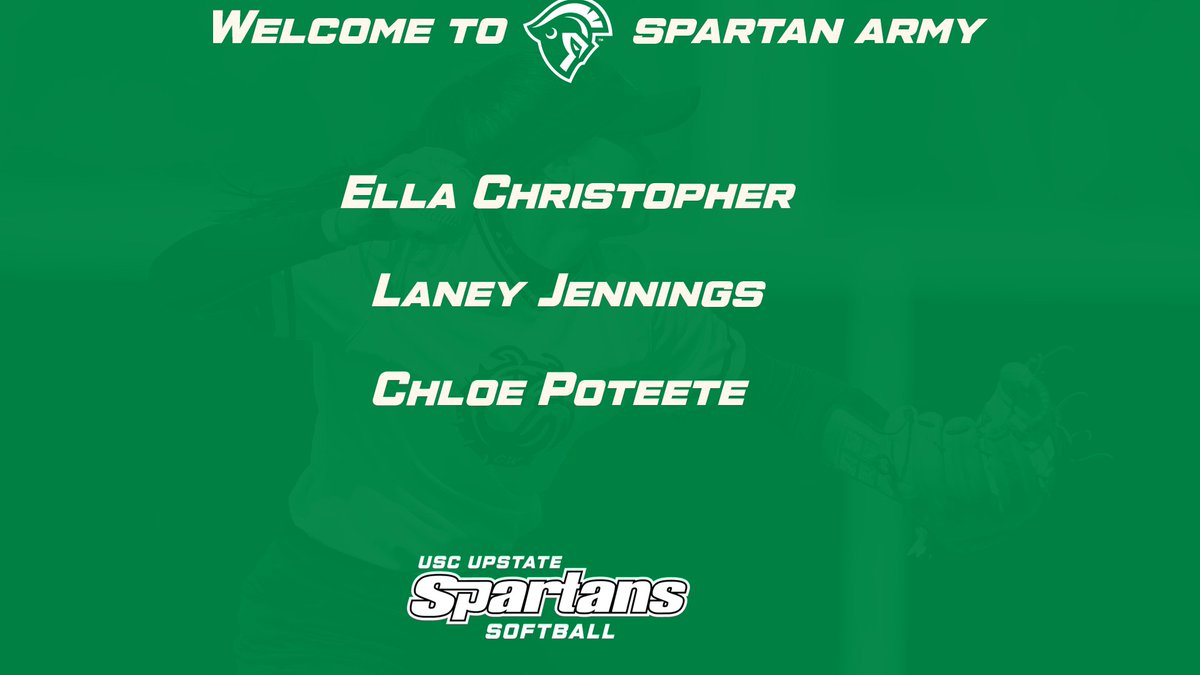 Read more about the additional signees to the 2025 class as Upstate Softball looks to regroup and add more hardware to their historic program for the 2026 season! 🏆

🔗:brnw.ch/21wUA4o

#SpartanArmy ⚔️