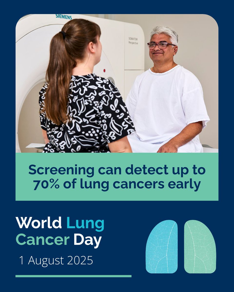It's World Lung Cancer Day &amp; screening could save your life.

Australia’s first ever National Lung Cancer Screening program is now open for eligible Australians aged 50 to 70 who have a history of smoking.

Find out more 💻 health.gov.au/lung