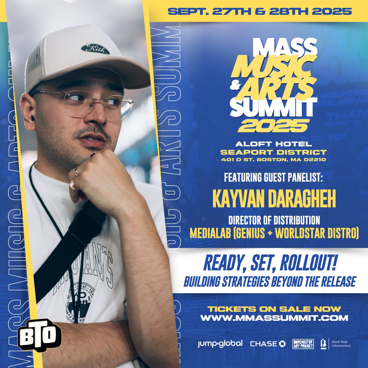 BTOBOSTON (@btoboston) on Twitter photo We’re excited to announce our next speaker <a href="/Kayvanmd/">KayvanMD | join my discord!</a>, Director of Music Distribution at @genius and @worldstar to the Mass Music & Arts Summit.
🎟Get your Early Bird 2-Day Pass NOW for just $35!!
🔗Visit mmassummit.com to purchase your tickets. We’re excited to announce our next speaker <a href="/Kayvanmd/">KayvanMD | join my discord!</a>, Director of Music Distribution at @genius and @worldstar to the Mass Music & Arts Summit.
🎟Get your Early Bird 2-Day Pass NOW for just $35!!
🔗Visit mmassummit.com to purchase your tickets.