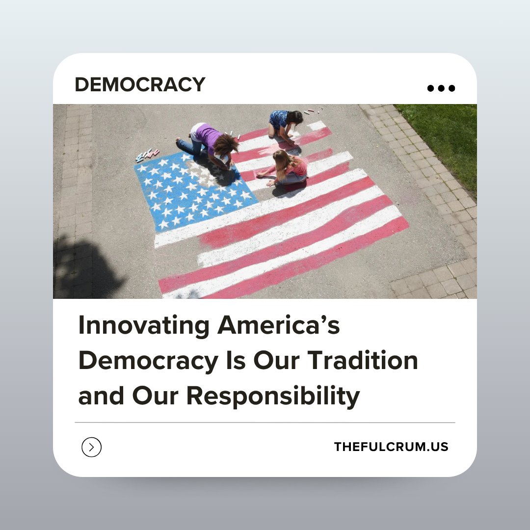The American story is one of constant innovation and renewal, where democracy rises to meet the challenges of each new age. Our history documents a journey of transformation, inviting us to reflect on centuries of innovation in American democracy.

Read more: