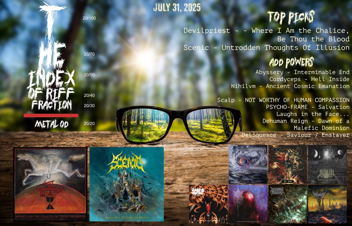 No Sax in the Metal Room (@c_deangelis) on Twitter photo #IndexofRiffFraction Week 29 courtesy of <a href="/KMANRIFFSMetal/">๐ถ๐ธรค๐น๐ฝ๐๐๐๐</a> #FFFJul25
Hard to keep up while traveling esp. when music didn't D/L for a flight to the US! Headphones in the car (while driving). Lots of solid releases, 2 unexpected ones at the top!
#metalOD #metalTwitter #IoRJul31 #IndexofRiffFraction Week 29 courtesy of <a href="/KMANRIFFSMetal/">๐ถ๐ธรค๐น๐ฝ๐๐๐๐</a> #FFFJul25
Hard to keep up while traveling esp. when music didn't D/L for a flight to the US! Headphones in the car (while driving). Lots of solid releases, 2 unexpected ones at the top!
#metalOD #metalTwitter #IoRJul31