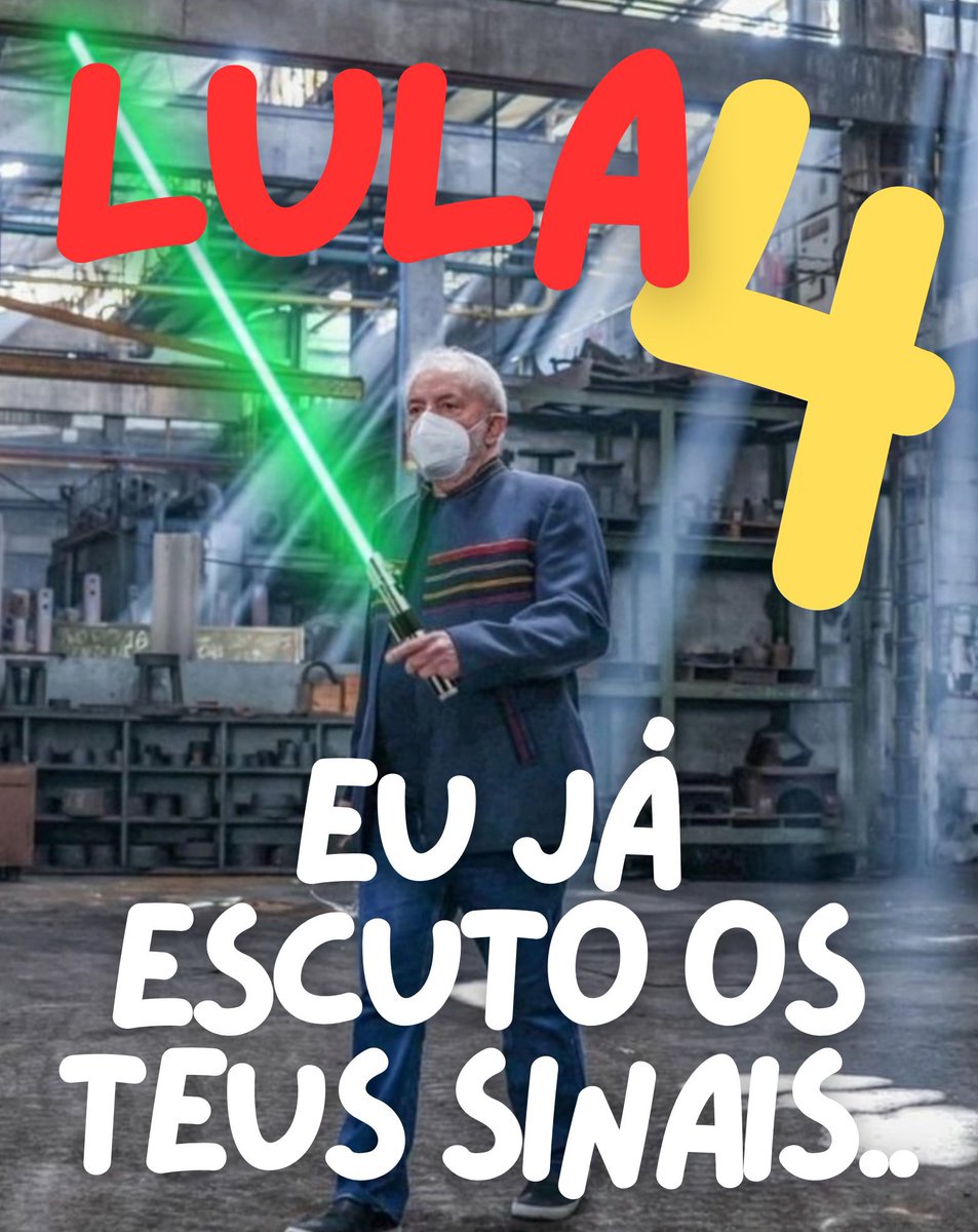 Segura que o  tetra vem em 2026

Lula tetra presidente do Brasil