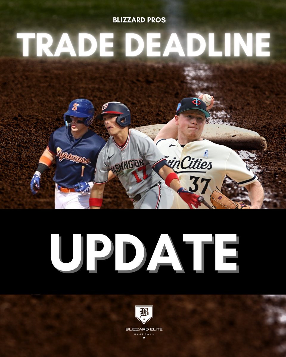 BlizzardBasebal's tweet image. 3️⃣ Blizzard alumni are on the move 

🧵⬇️
#MLB | #TradeDeadline | #NewThreads