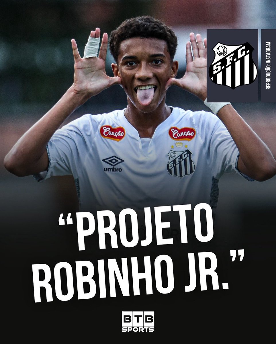 MENINO DA VILA! 🚨

O Peixe aposta alto em Robinho Jr. e já trabalha com um projeto de desenvolvimento do atacante de 17 anos. Recentemente, o clube renovou o contrato do jovem e entregou a camisa 7 como símbolo da confiança.

A ideia é que o atleta evolua sob os cuidados da