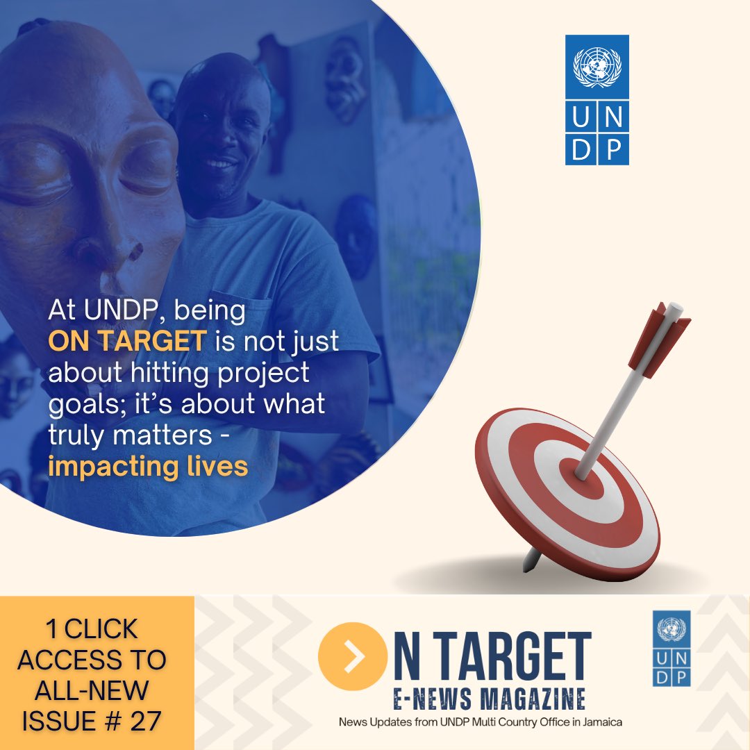 ‼️NOW OUT‼️

All-new edition of 'On Target', #UNDP’s digital e-News magazine.
 
Get 1️⃣-click access to our Mid-Year Review, featuring 🗞️News Updates 🧑‍💻Job opportunities 🌟Impact stories 📚Research.
 
🔗Click &amp; Read bit.ly/3IWT6KZ
🔗Subscribe bit.ly/48CvELa