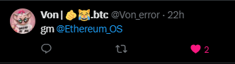 Von_error's tweet image. gm @Ethereum_OS