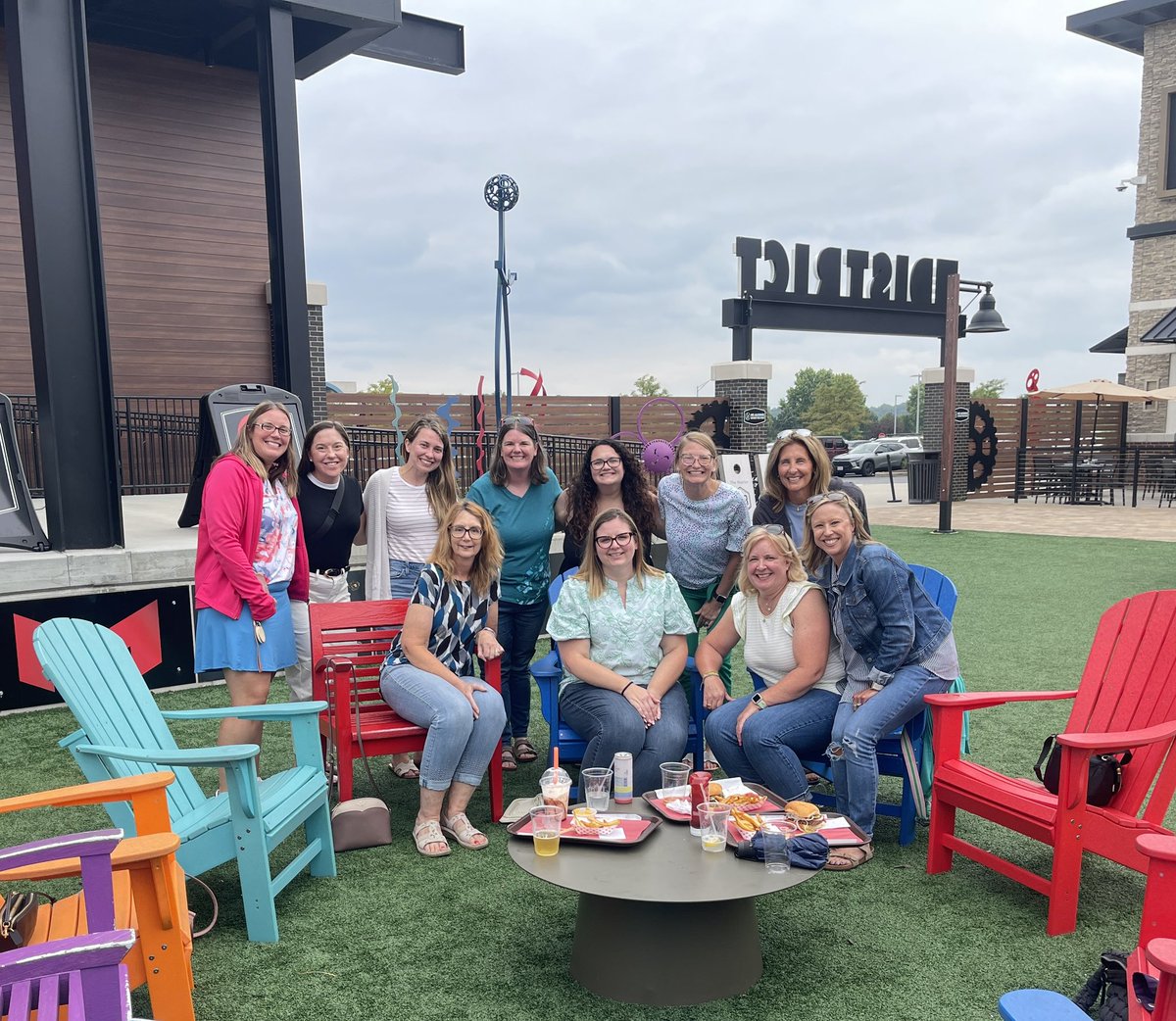 2nd grade equals fun, laughter, and a good time! So glad we got to reconnect and enjoy the evening without it being 100 degrees! 😅 They are ready for the year! 💚🖤💛