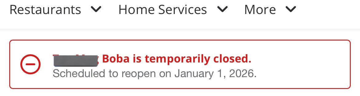 WAIT this is on their Yelp page… looks like there’s hope for the future?? WATCH THIS SPACE!! 🙏🙏