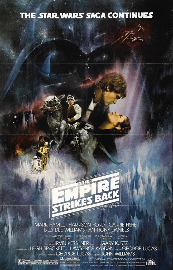 Gone with the Wind, 1939 / 
The Empire Strikes Back, 1980