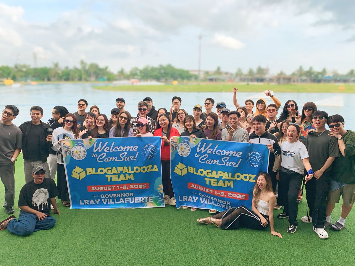 <a href="/AceGapuz/">Ace Gapuz</a> Touchdown 📍 CamSur Watersports Complex! We did it #BlogaFam! 🧡