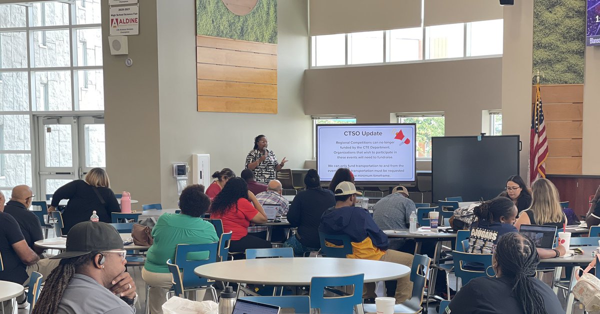Kathyanne Sheffield (@mlle_sheffy) on Twitter photo FANTASTIC🤩 day of catching up, learning, and growing with our talented <a href="/AldineCTE/">Aldine CTE</a> T’s during DSD. Shout 🙌🏾 out to our amazing teacher 🧑🏻🏫 leader presenters, district leaders, and vendors for supporting #CTE in what will be an amazing school year! #AldineStory #backtoschool2025 FANTASTIC🤩 day of catching up, learning, and growing with our talented <a href="/AldineCTE/">Aldine CTE</a> T’s during DSD. Shout 🙌🏾 out to our amazing teacher 🧑🏻🏫 leader presenters, district leaders, and vendors for supporting #CTE in what will be an amazing school year! #AldineStory #backtoschool2025