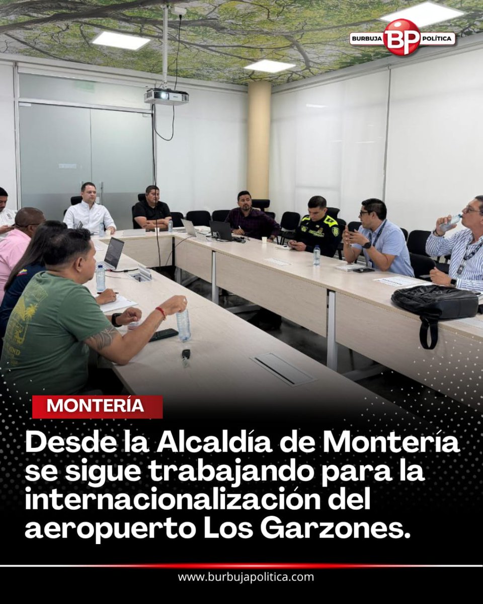 burbujapolitica (@burbujapolitica) on Twitter photo Desde la Alcaldía de Montería se sigue trabajando para la internacionalización del aeropuerto Los Garzones. <a href="/monterialcaldia/">Alcaldía de Montería</a> burbujapolitica.com/desde-la-alcal… Desde la Alcaldía de Montería se sigue trabajando para la internacionalización del aeropuerto Los Garzones. <a href="/monterialcaldia/">Alcaldía de Montería</a> burbujapolitica.com/desde-la-alcal…