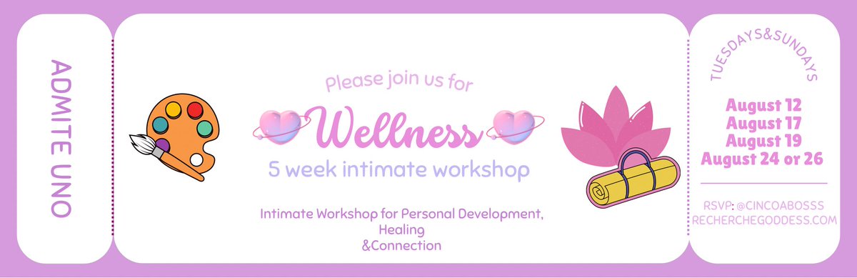 COME JOIN ME AT MY WELLNESS EVENT 💕