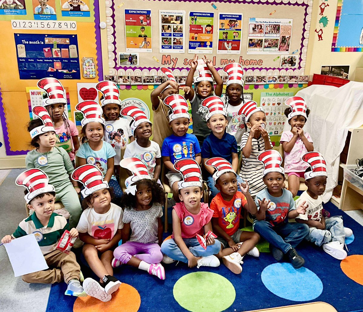CommJacobs's tweet photo. Amazing #GaPreKFirstDay at @ChildcareNetwk in Miss Angela & Miss Maria’s class! 🌟 New friends, exciting discoveries, and joyful learning filled the day. They began exploring classroom expectations—responsible, respectful, and safe! 🍎📚 #FirstDayOfSchool #LearningAndGrowing https://t.co/fEdmgi6zfl