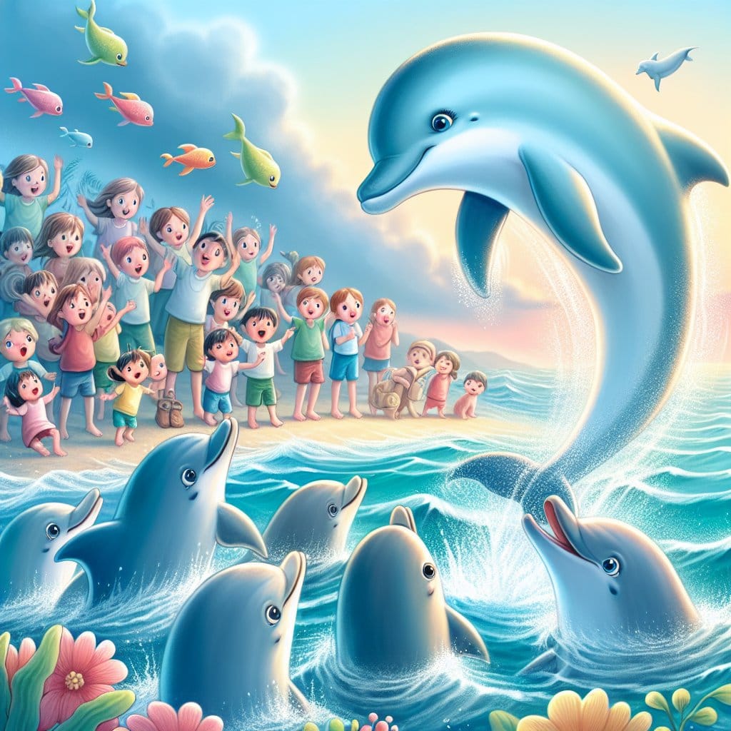 Delfina, la delfina que bailaba en las olas -  cuentomania.net/delfina-la-del…