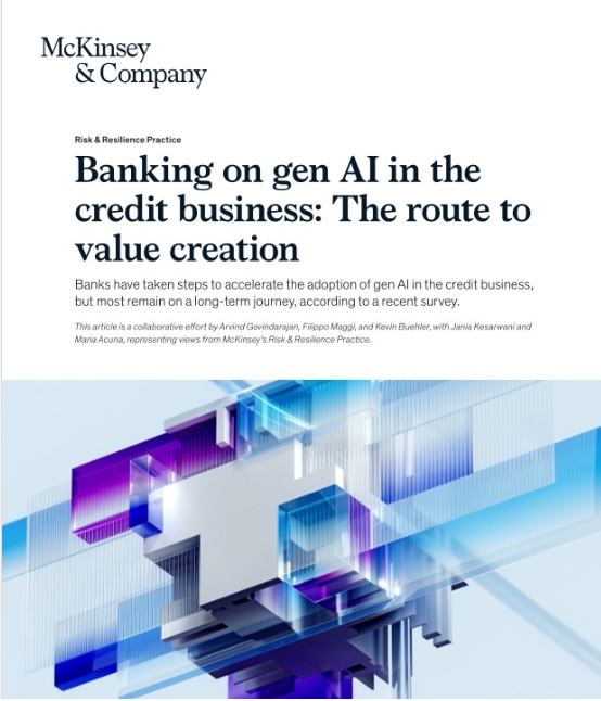 Banking on Gen AI in the Credit Business

From McKinsey: “Banking on Gen AI in the Credit Business” report reveals how AI is reshaping credit operations—here’s why it’s a game-changer for fintech.

With AI-driven fraud detection expected to save banks $10B …