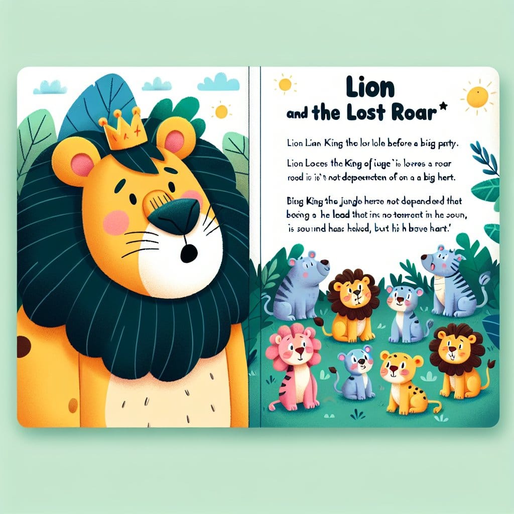 León y el rugido perdido -  cuentomania.net/leon-y-el-rugi…