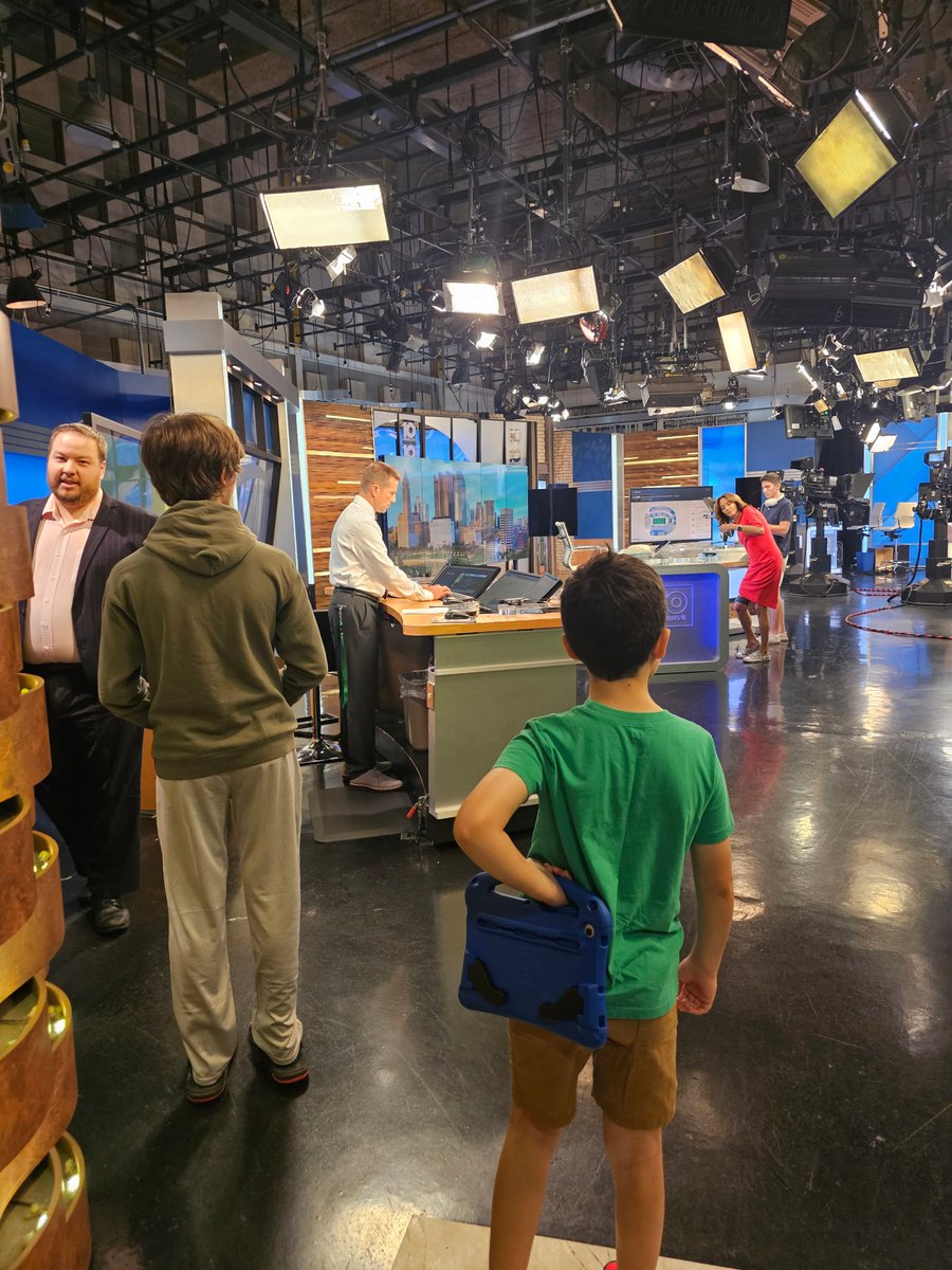 Just a quick thanks to Zach, Josh, and Joy for visiting us today here <a href="/10TV/">10TV</a>! It was to help celebrate Zach's #birthday, as he has a growing interest in weather! Hope you learned a lot and had a wonderful birthday! 

#10TV #10WeatherImpact #OHwx
