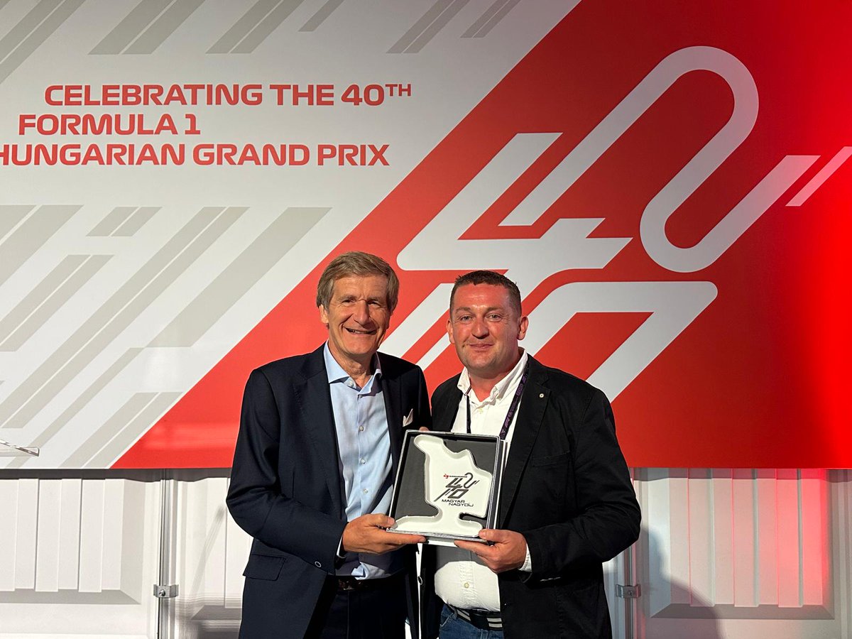 Thank you very much, <a href="/HungaroringF1/">Hungaroring</a> ! ❤️

#bestfollowers #HungarianGP #F1Hungary #Hungaroring #F1 #ThierryBoutsen #FormulaHUPodcast <a href="/Formula_pont_hu/">Formula.hu</a>