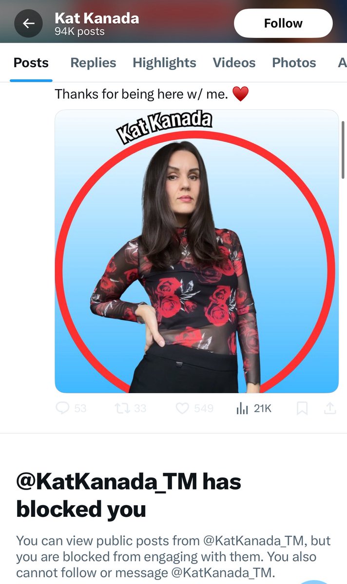 Awe maaaaan! KKKat the Russian hooker blocked me! 😞