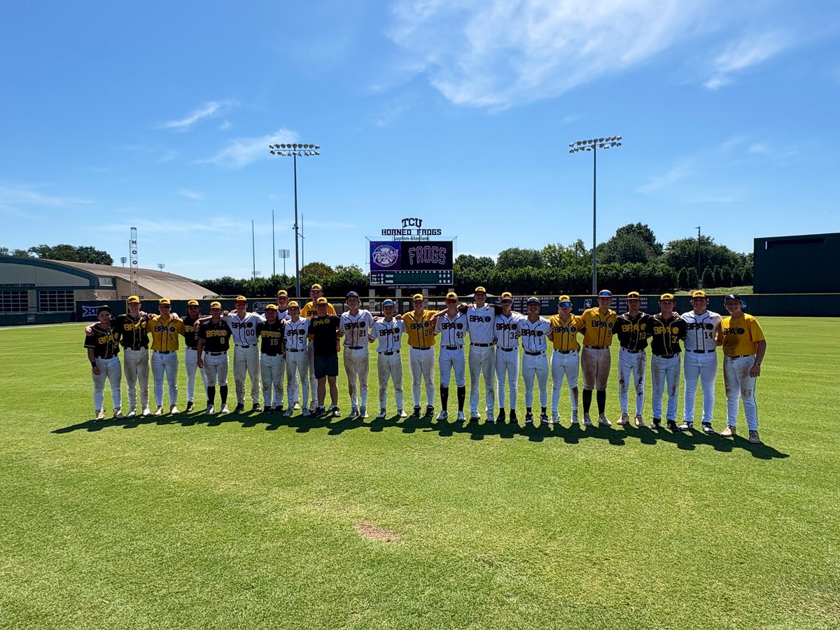 BPA Baseball (@bpatravelball) on Twitter photo Special thank you to <a href="/TCU_Baseball/">TCU Baseball</a> for having us out today! πΈ
#BPAWay
#BPACollegeTour Special thank you to <a href="/TCU_Baseball/">TCU Baseball</a> for having us out today! πΈ
#BPAWay
#BPACollegeTour