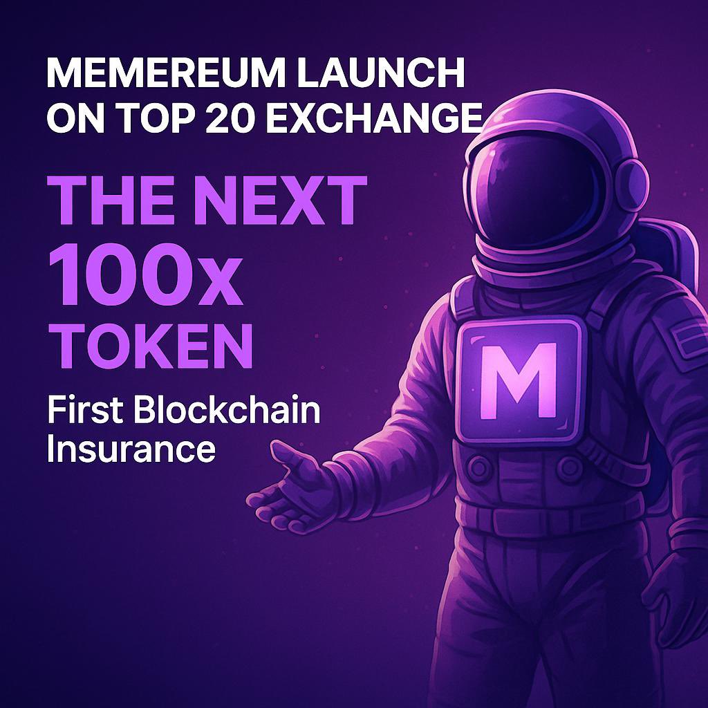 0Xamrdc's tweet photo. 🚀 Discover Memereum! The first crypto to safeguard your digital and precious assets with unique blockchain insurance. 📈 Join the trade now and secure your financial future! #EarlyEntry #LowCapGem #MoonSoon 💪 https://t.co/oGDTuQaB9p
@MemereumBSC @CoinstoreExc https://t.co/dUTP6Twvds