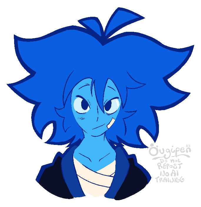 segabysleep's tweet photo. lazy lazuli drawing #StevenUniverse https://t.co/BGZo82A7RD
