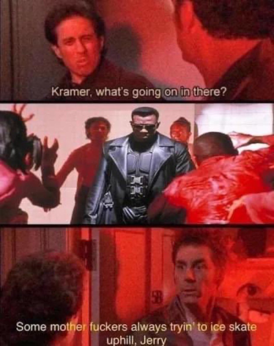If Marvel was smart they would make six Blade movies a year for the next ten years.