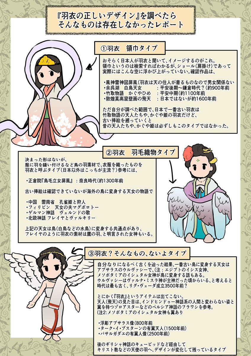 #アクア生誕祭2025
#アクア誕生祭2025
アクアの服装に関して一巻では下記の通り
"淡い紫色の、俗に羽衣と呼ばれるゆったりとした服に包まれている。"
…もう少し細かく描写欲しいが、
本当にこれだけなので
羽衣を掘り下げよう、そもそも羽衣がなんなのか?