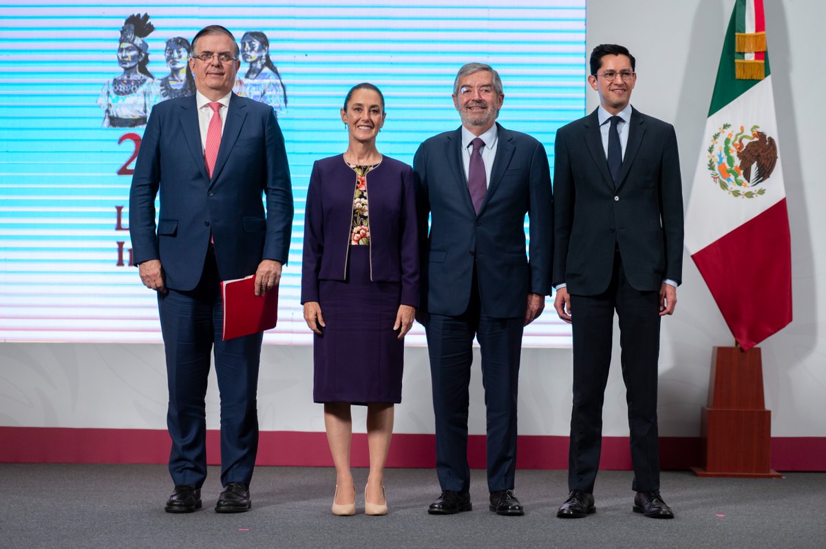Economía México (@se_mx) on Twitter photo “México tiene hoy la mejor posición relativa en el mundo: 84% de nuestro comercio con EE.UU. está libre de aranceles.” — secretario <a href="/m_ebrard/">Marcelo Ebrard C.</a>
Así lo señaló tras la llamada entre la presidenta <a href="/Claudiashein/">Claudia Sheinbaum Pardo</a> y el presidente Trump. “México tiene hoy la mejor posición relativa en el mundo: 84% de nuestro comercio con EE.UU. está libre de aranceles.” — secretario <a href="/m_ebrard/">Marcelo Ebrard C.</a>
Así lo señaló tras la llamada entre la presidenta <a href="/Claudiashein/">Claudia Sheinbaum Pardo</a> y el presidente Trump.