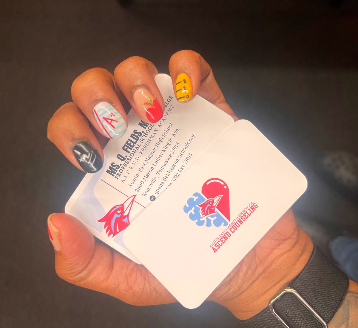 My first nail design is dedicated to classroom teachers, the ones who lay the foundation, intercede, and wear countless hats. They make sacrifices many will never see. Much respect to those who inspire me every single day. #schoolcounselor

💅🏾Indulgence Nails