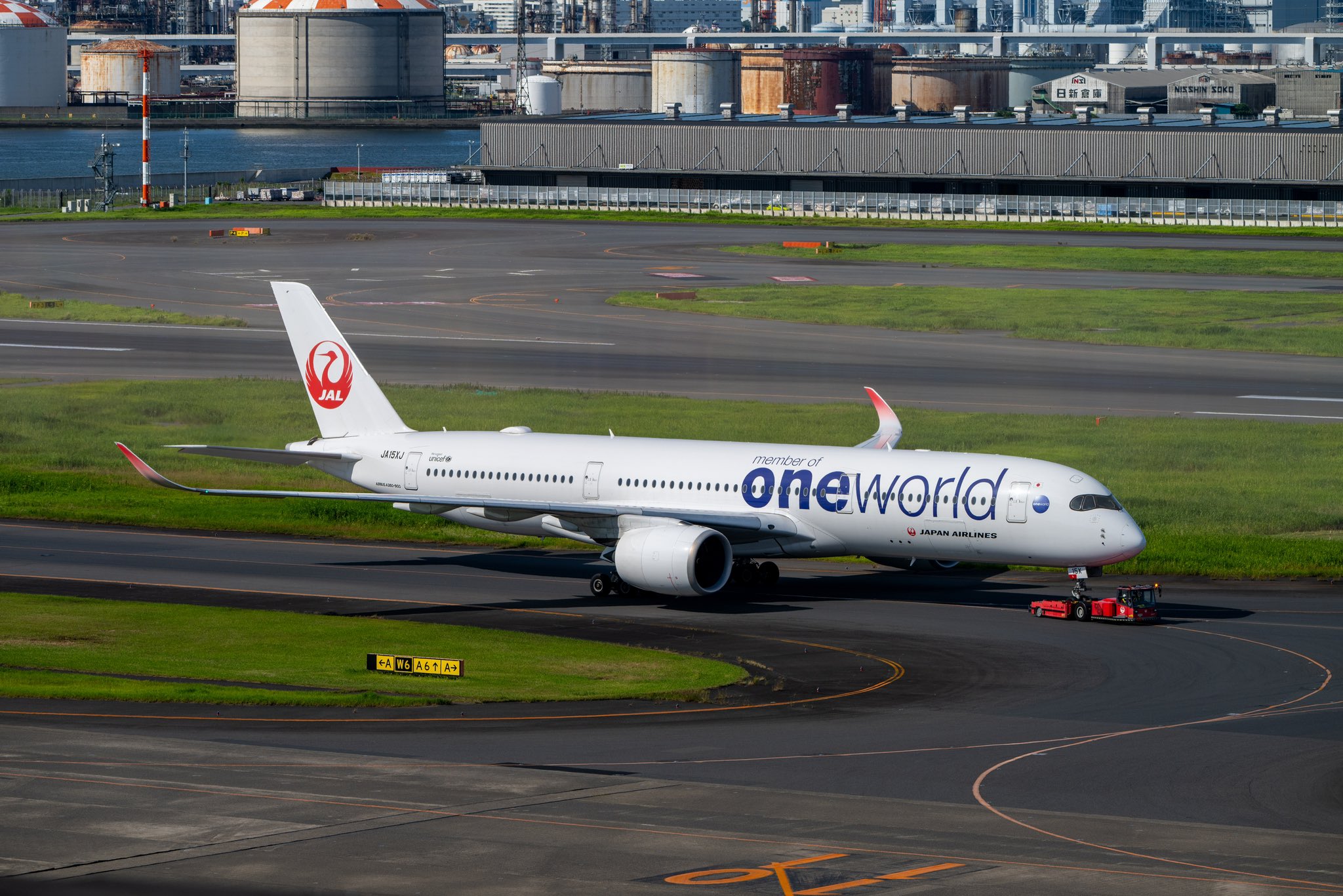 JAL 日本航空 エアバス A350-900 one world ワンワールド アキバの鉄人 on X: 