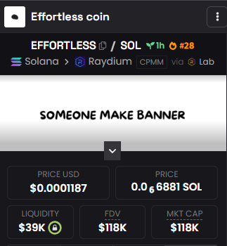 Dex is fixed guys 
 
With the right banner and picture and socials