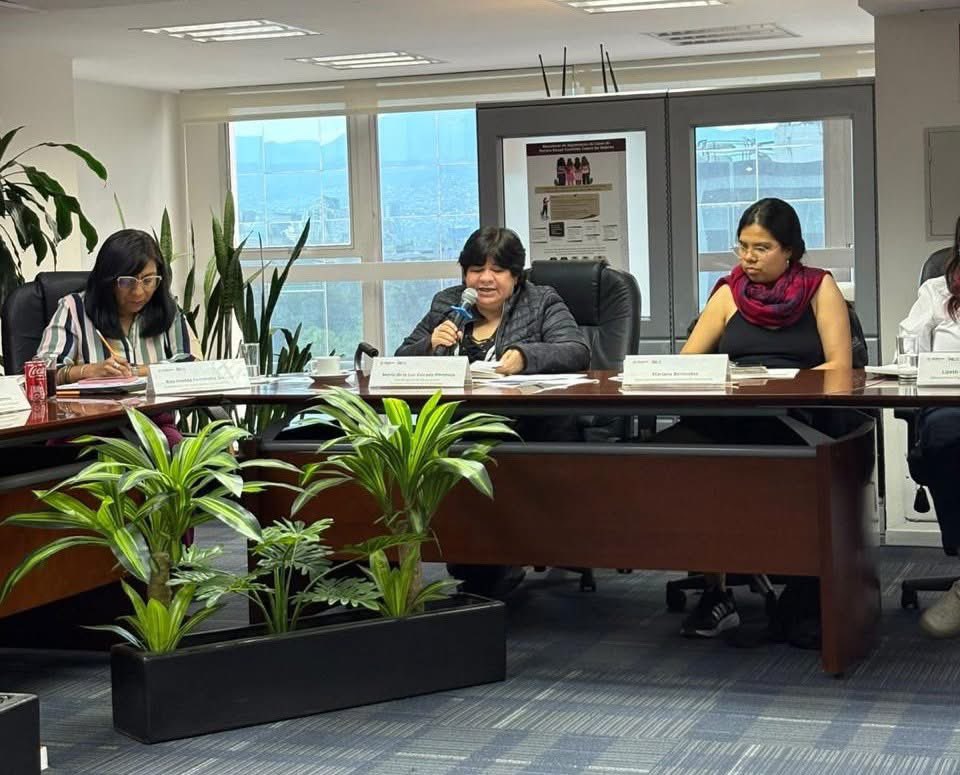 La violencia contra las mujeres no puede esperar. 
Desde el #ocnf participamos en una mesa con <a href="/CitlaHM/">Citlalli Hernández Mora</a> de <a href="/mujeresgobmx/">Secretaría de las Mujeres</a> para que se fortalezca la #AVGM y que funcione. Debe dejar de ser formalidad y ser prioridad real para las mujeres. 

#NosVanAVerJuntas #feminicidios