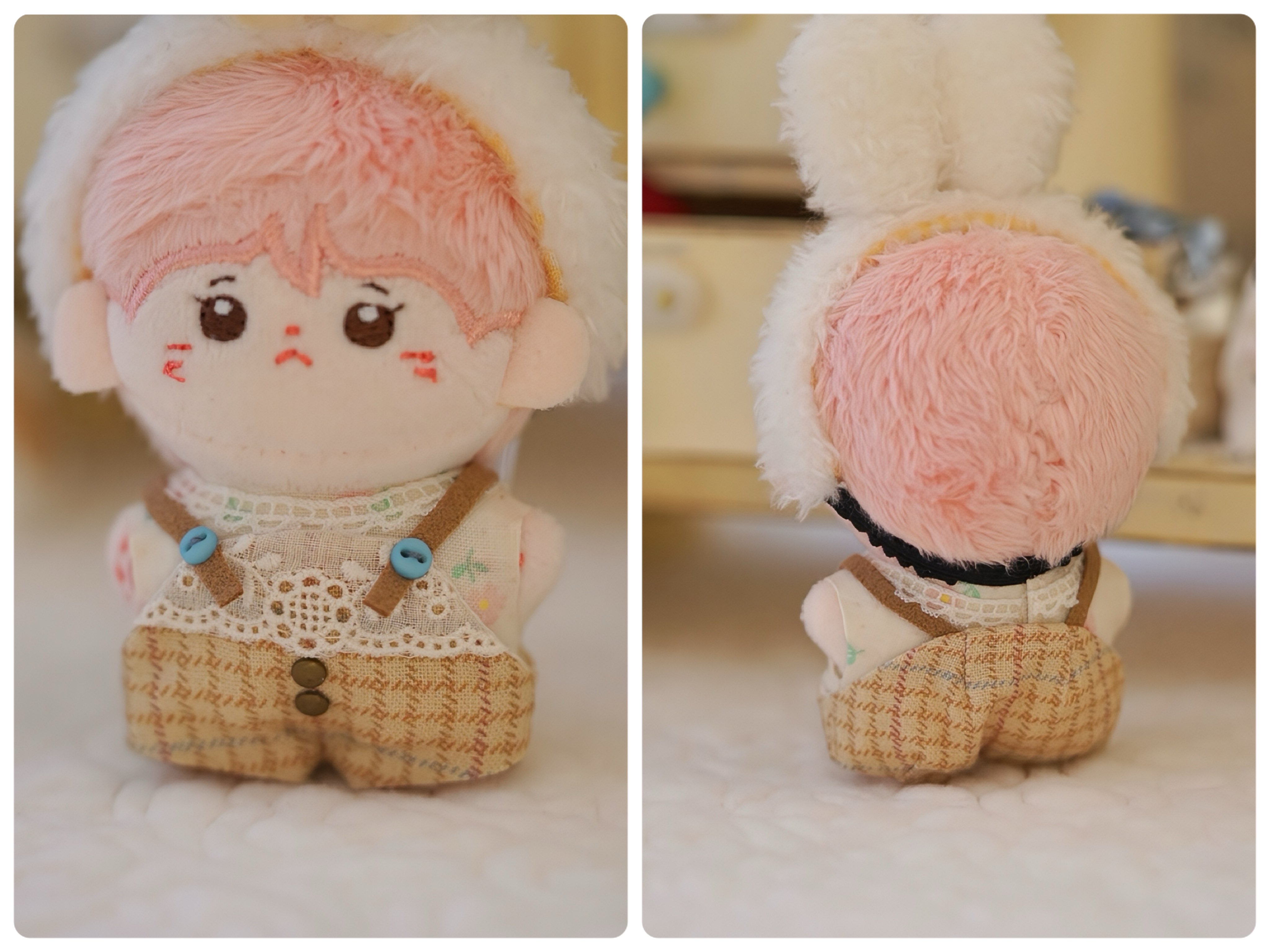 かな♡ぬい服 ぬい服 10cm 20cm かわいい ロリータ風 猫耳 メイド お洋服