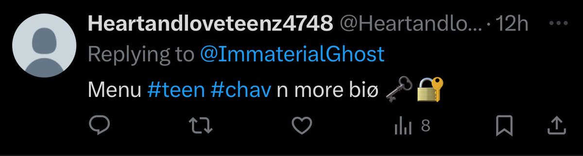 The way I got their account suspended SO FAST. I don’t care if you’re a bot or whoever you are. I will jump through every loop to get your p3do ass out of here. DISGUSTING